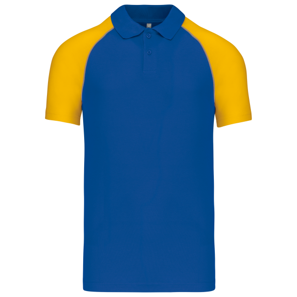 Polo baseball Royal Blue / Yellow 3XL Polo baseball Royal Blue / Yellow 3XL
