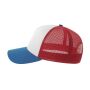 RAPPER COTTON-S, WHITE/RED/ROYAL, One size, ATLANTIS HEADWEAR