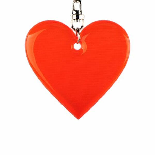 Affection reflecterend hart sleutelhanger - Rood Affection reflecterend hart sleutelhanger - Rood