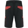 Tahoe 250 g/m2 korte werkbroek - Zwart/Rood - 3XL