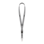 Afneembare polyester lanyard in Pantone-kleur met zeefdruk en metalen karabijnhaak Afneembare polyester lanyard in Pantone-kleur met zeefdruk en metalen karabijnhaak