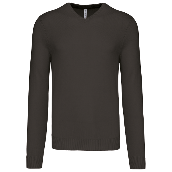 Pull col V homme Dark Grey 4XL Pull col V homme Dark Grey 4XL