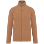 Microfleece met rits heren Camel Heather 4XL