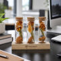Dried Flowers - Trio tube & wood, Multicolor Dried Flowers - Trio tube & wood, Multicolor