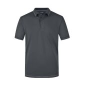 Men's Elastic Polo graphite/white L