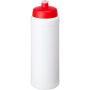 Baseline® Plus grip 750 ml sportfles met sportdeksel - Wit/Rood Baseline® Plus grip 750 ml sportfles met sportdeksel - Wit/Rood