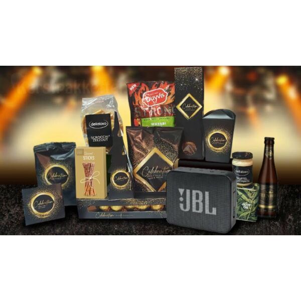 Kerstpakket met JBL GO Essential Kerstpakket met JBL GO Essential