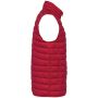 Ecologische lichte bodywarmer voor heren hibiscus red 4XL