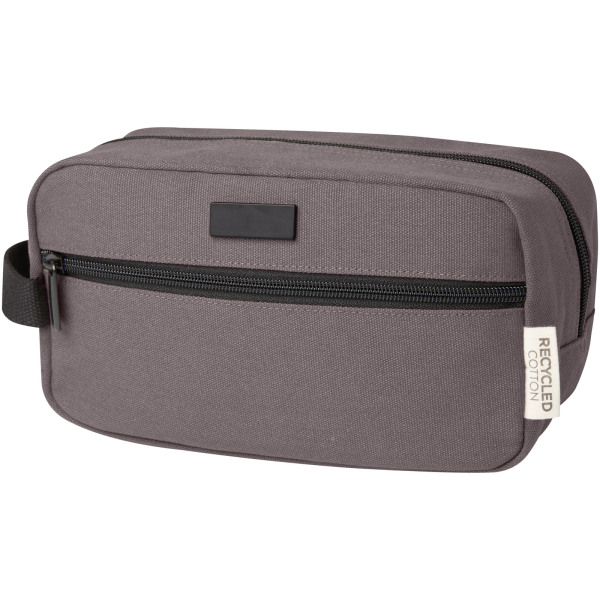Joey GRS recycled canvas travel accessory pouch bag 3.5L - Grey