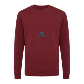 IQONIQ Zion gerecycled katoen sweater, bordeauxrood (XXS)
