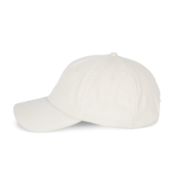 Fluwelen pet met laag profiel Chalk One Size Fluwelen pet met laag profiel Chalk One Size