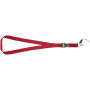 Sagan lanyard met afneembare gesp en telefoonhouder - Rood