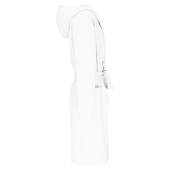 Biologische badjas met capuchon White S/M