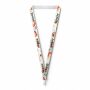 Polyester keycord met gesublimeerde satijnen overlay