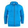 Printer Overhead full zip hoody Ocean blue 5XL