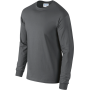Ultra Cotton™ Classic Fit Adult T-Shirt met lange mouwen Charcoal 4XL