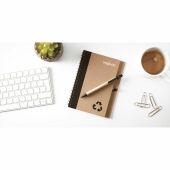 RecycleNote-L notitieboek - zwart