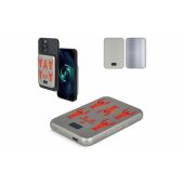 Xoopar Smile Wireless Mirror Powerbank Geschikt voor MagSafe 5000 mAh - Licht Grijs