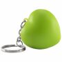 Sleutelhanger met antistress hart, kleur lime