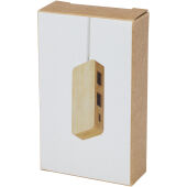 Tapas USB hub van bamboe - Natuur