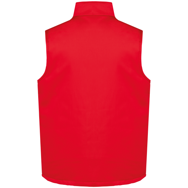 Gewatteerde uniseks bodywarmer van polykatoen multizakken Red XS Gewatteerde uniseks bodywarmer van polykatoen multizakken Red XS