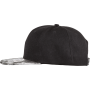 Bronx glitter snapbackpet met platte klep Black / Silver One Size