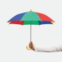 Manueel te openen kinderparaplu LOLLIPOP blauw, geel, groen, rood