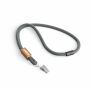 Polyester koord-keycord met bamboe plaatje