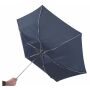 Mini opvouwbare uit 3 secties bestaande paraplu FLAT marineblauw