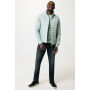 IQONIQ Meru heren gerecycled polyester bodywarmer, iceberg green (XXL)