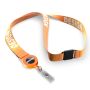 Polyester sublimatie badge‑reel keycord