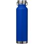 Thor 650 ml RCS gecertificeerde gerecyclede roestvrijstalen koperen vacuüm geïsoleerde waterfles - Koningsblauw
