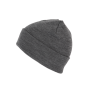 Gerecyclede muts met gebreide omslag Grey Heather One Size