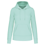 Ecologische damessweater met capuchon Ice Mint XS