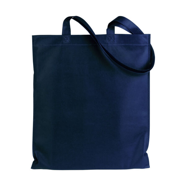 Non-woven Boodschappentas Wozzin | 70 g/m² | 36×40 cm | Lange hengsels | Donkerblauw Non-woven Boodschappentas Wozzin | 70 g/m² | 36×40 cm | Lange hengsels | Donkerblauw