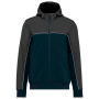 3-laags unisex softshelljas Navy / Dark Grey 5XL