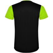 Detroit sportshirt met korte mouwen voor kinderen - Lime/Zwart - 4