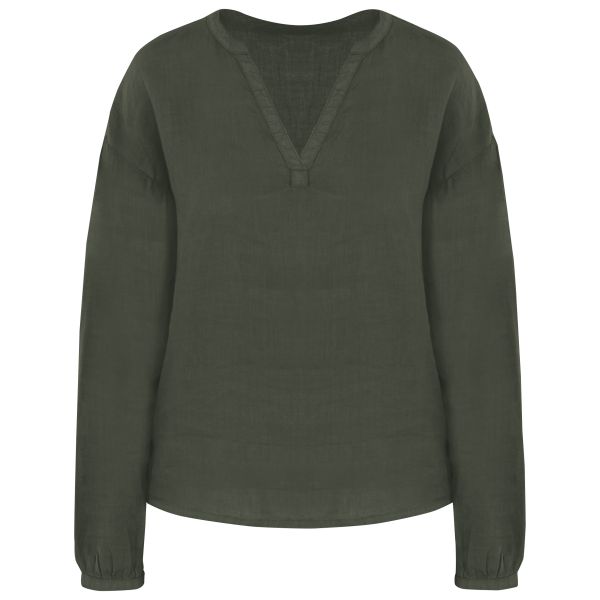 Linnen damesblouse