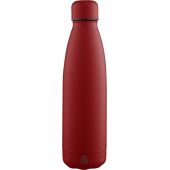 Gerecyclede dubbelwandige drinkfles 500 ml Sunny - bordeaux