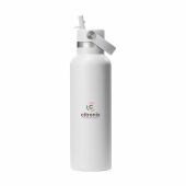 Hydro Flask Standard Mouth with Flex Straw Cap 621 ml waterfles - wit