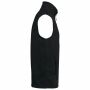 Ecologische uniseks bodywarmer van microfleece black XS