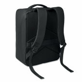 CITYFLOW - RPET rugzak met vacuümzak 18L - Zwart