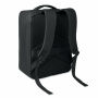 CITYFLOW - RPET rugzak met vacuümzak 18L - Zwart CITYFLOW - RPET rugzak met vacuümzak 18L - Zwart