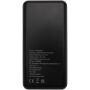 Loop powerbank van 20.000 mAh van gerecycled plastic - Zwart