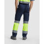 Trousers Daily Stretch Hi-Viz navy blue/fluor yellow 60