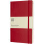 Moleskine Classic L softcover notitieboek - gelinieerd - Scarlet rood