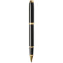 Parker IM rollerbalpen (zwarte inkt) - Zwart/Goud