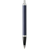 Parker IM balpen (blauwe inkt) - Blauw/Zilver