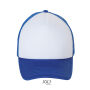 Bubble Cap white/royal blue one size