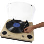 Prixton Marconi vinyl player - Zwart/Hout